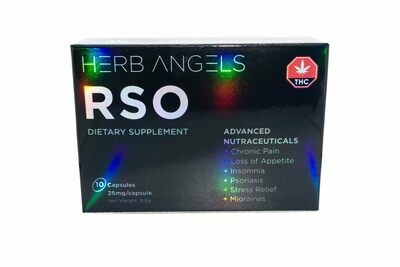 RSO Dietary Supplement (10 x 25mg) Capsules By Herb Angels