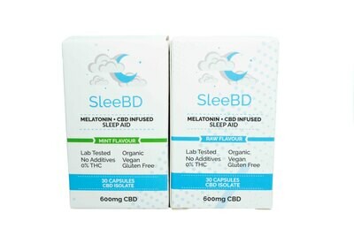 (20mg CBD) CBD/Sleep Aid Vegan Capsules By Sleebd