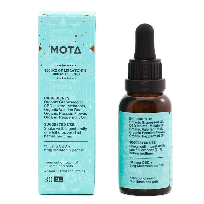 (1000mg CBD) Sleep Tincture By Mota