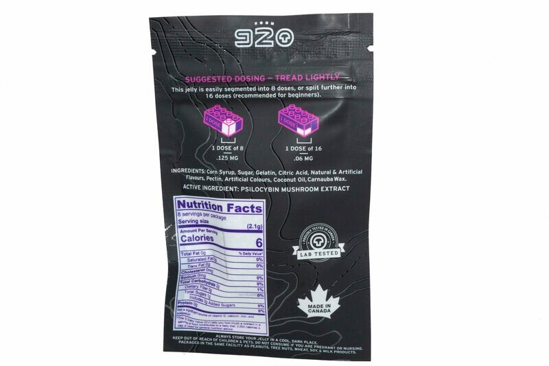 1 Gram (Psilocybin: Amazonian Cubensis) Grape Gummy By Room 920