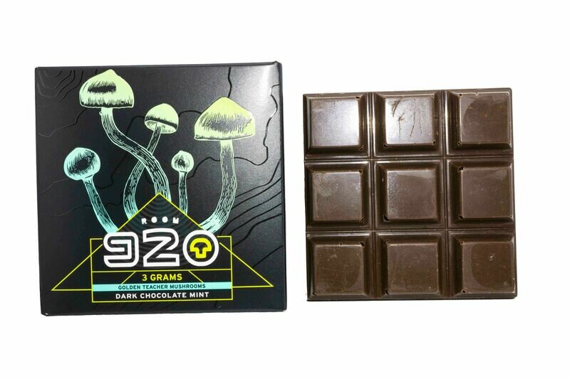 3 Gram (Psilocybin: Golden Teacher) Mint Dark Chocolate By Room 920