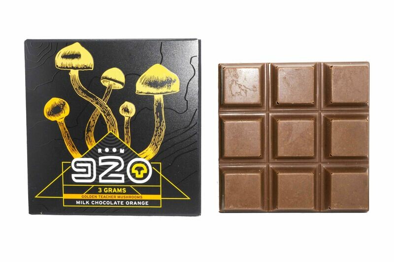 3 Gram (Psilocybin: Golden Teacher) Orange Milk Chocolate By Room 920