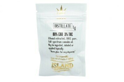 Distillate CBD (1g) Syringe By Island Extracts