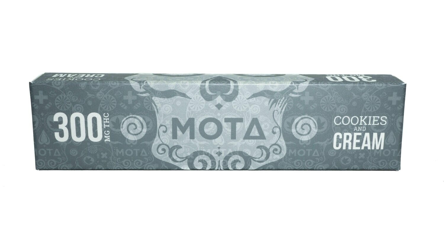 (300mg THC) (Indica) Cookies & Cream Chocolate Bar By Mota
