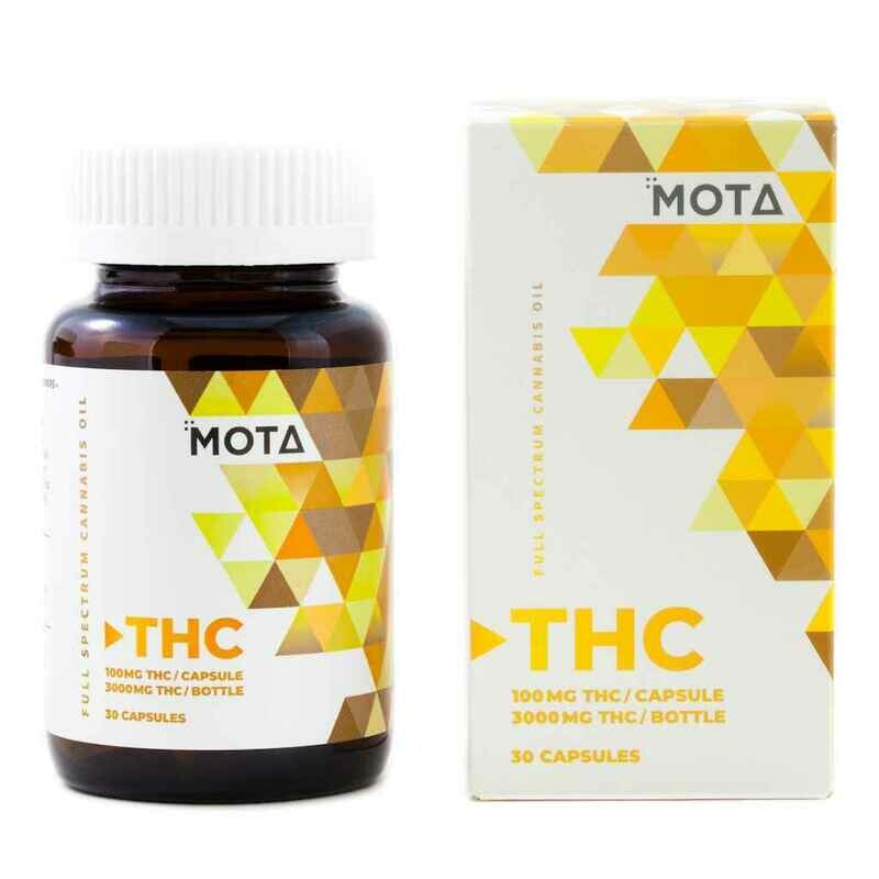 (100mg THC) Capsules By Mota