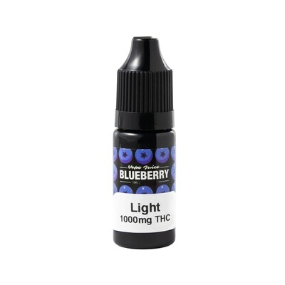(10ml) Blueberry THC Vape Juice 1000mg (Light) By Dickpunch