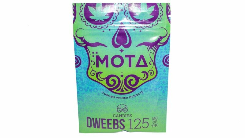 (125mg THC) Hybrid Dweebs (Nerds) By Mota