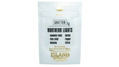 Northern Lights Shatter (1g) by Island Extracts