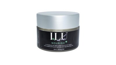 (150mg) CBD Nourish Face Cream (30ml) By ILU (150mg) CBD Nourish Face Cream (30ml) By ILU