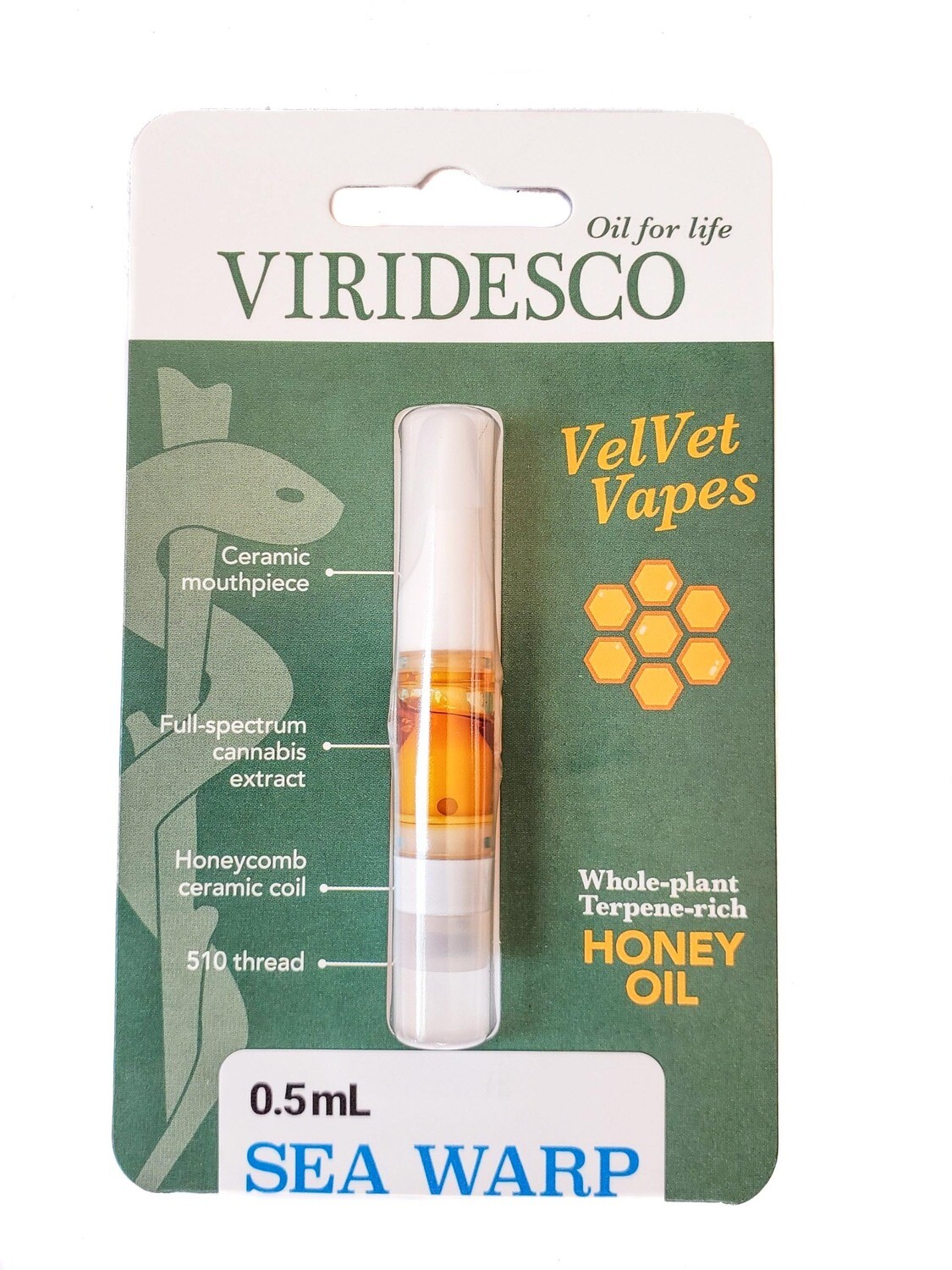 Sea warp Honey Oil (0.5ml/1ml) Vape Top By Viridesco