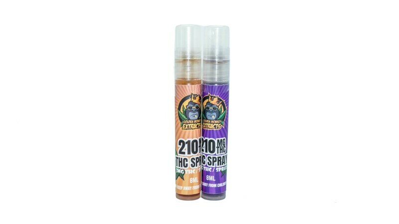 210mg THC Sprays By Golden Monkey Extracts