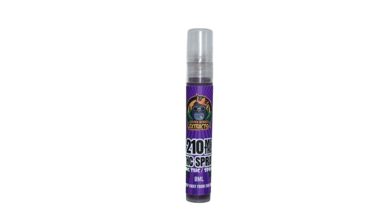 210mg THC Sprays By Golden Monkey Extracts, Flavour: Spearmint