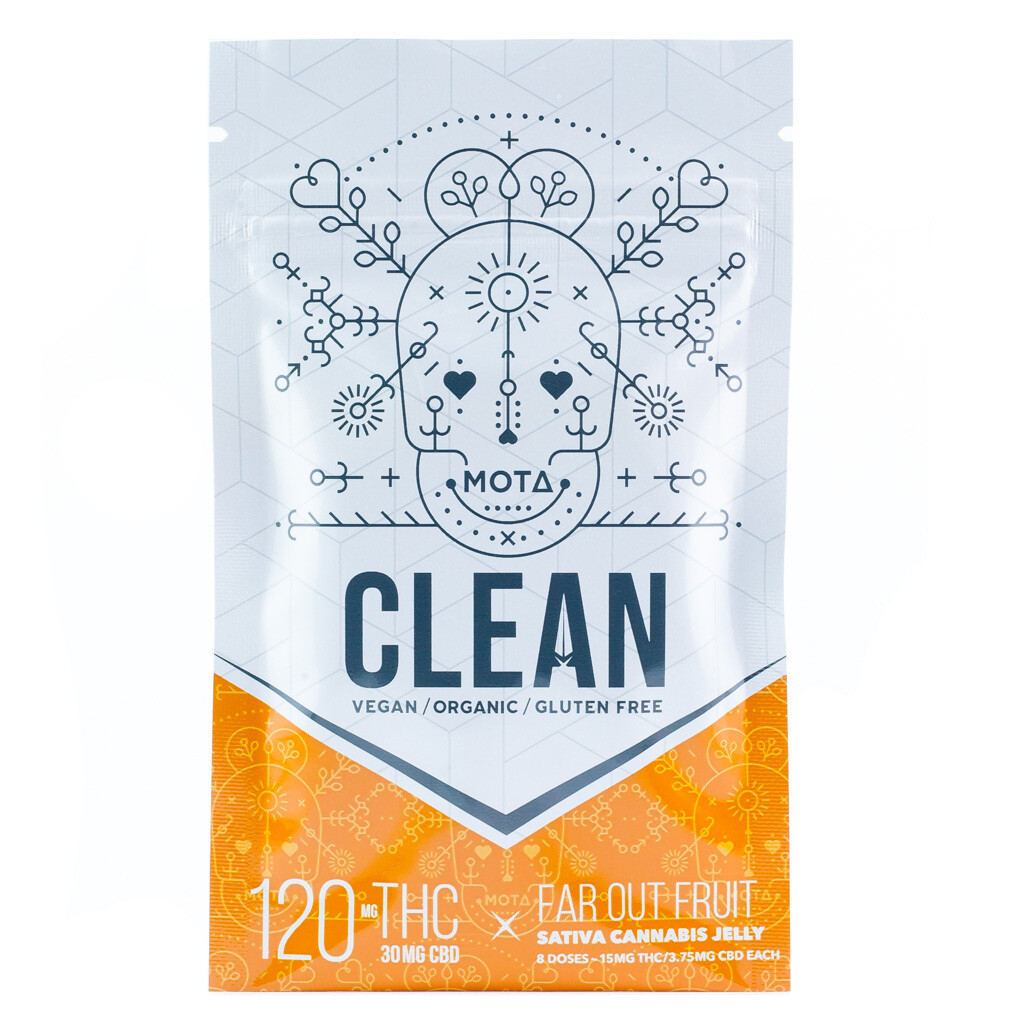 Clean Vegan Organic Jellies By Mota, Type: Far Out Fruit (Sativa)