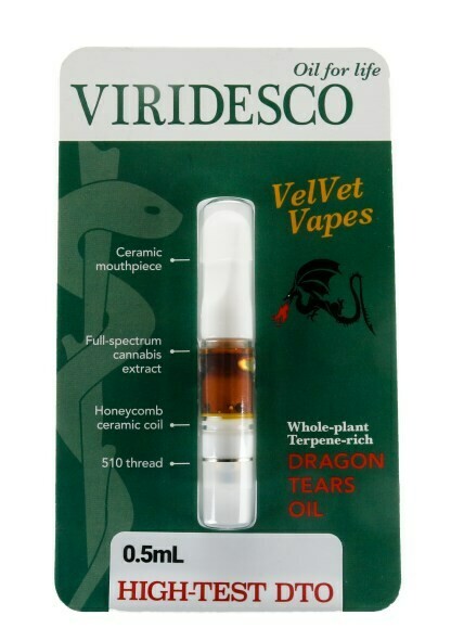 (0.5ml/1.0ml) High Test DTO Honey Oil Vape Top By Viridesco, Size: 0.5ml