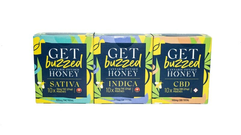 (10mg x 10 Satchets) Honey By Get Buzzed