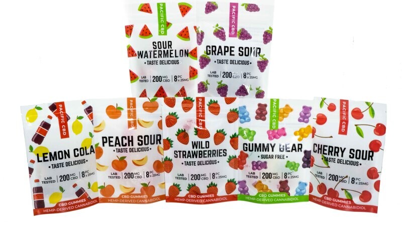 CBD (200mg) Gummies By Pacific CBD