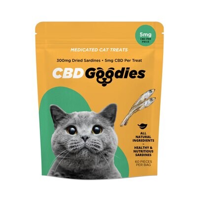 (300mg/200mg/100mg CBD) Cat Treats By CBD Goodies