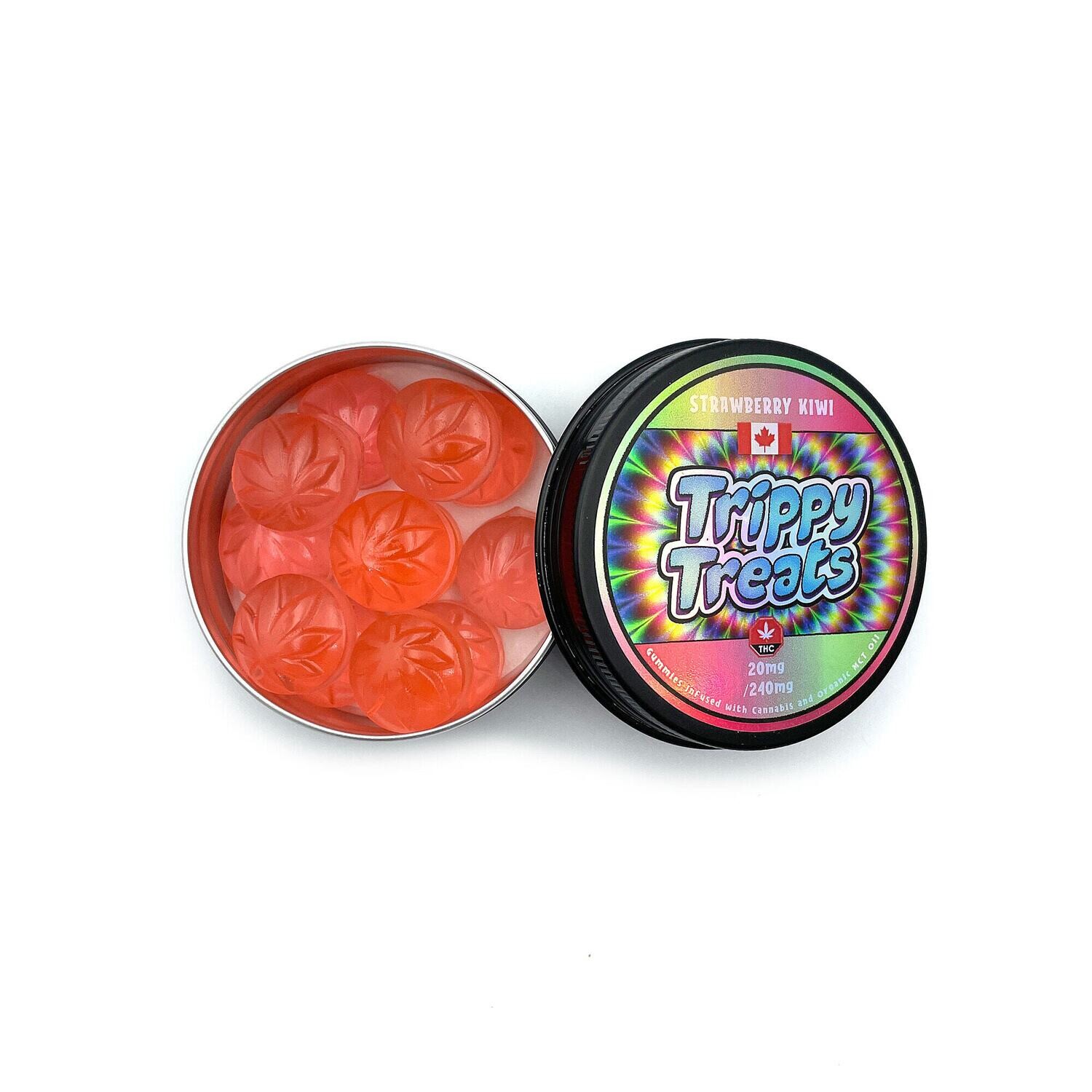 240mg THC Strawberry Kiwi Gummies By Cannamo