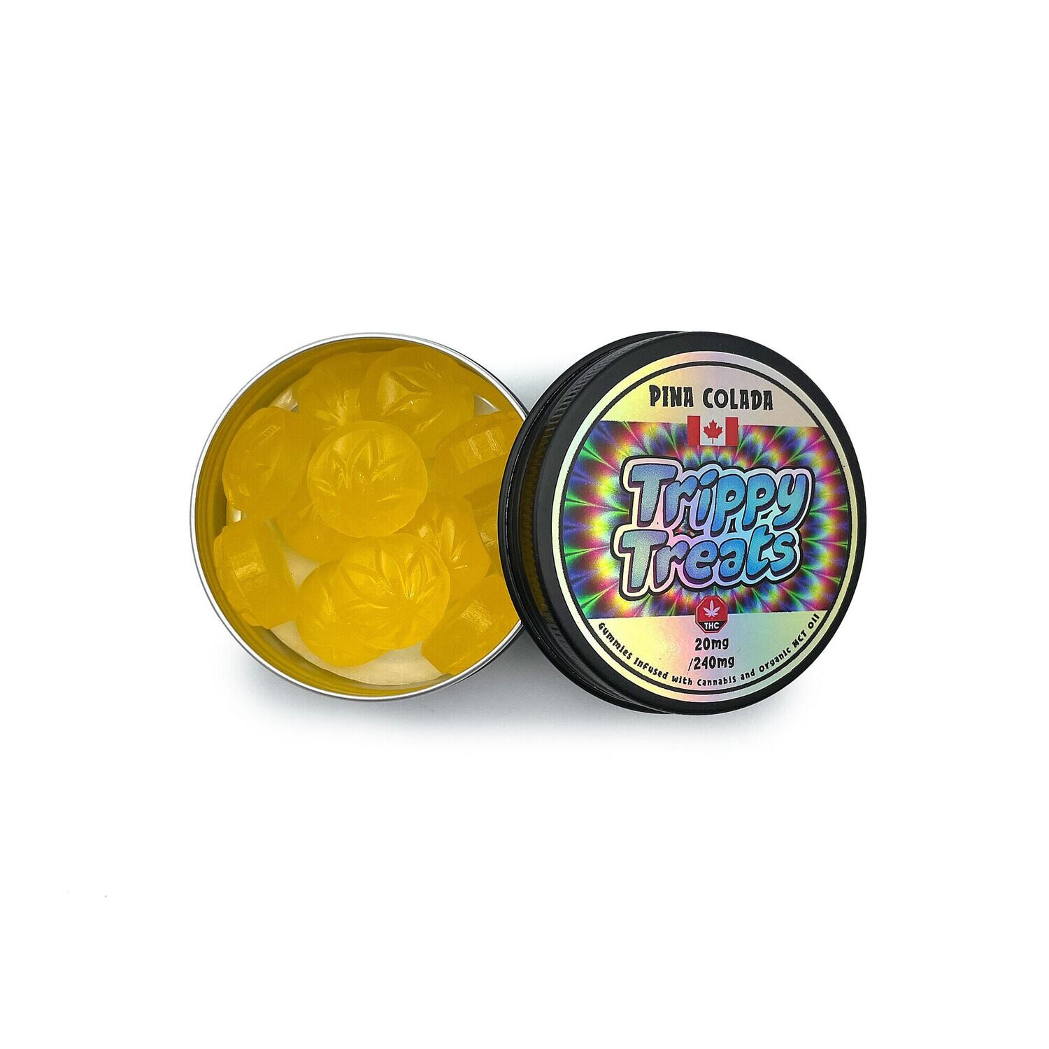 240mg THC Pina Colada Gummies By Cannamo