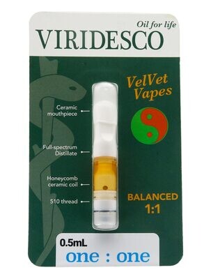 0.5ml One:One Balanced Distillate Vape Top By Viridesco