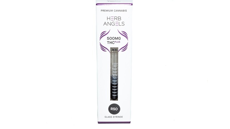 (500/1000mg THC) Full Spectrum RSO Syringes By Herb Angels, Strength: 500mg