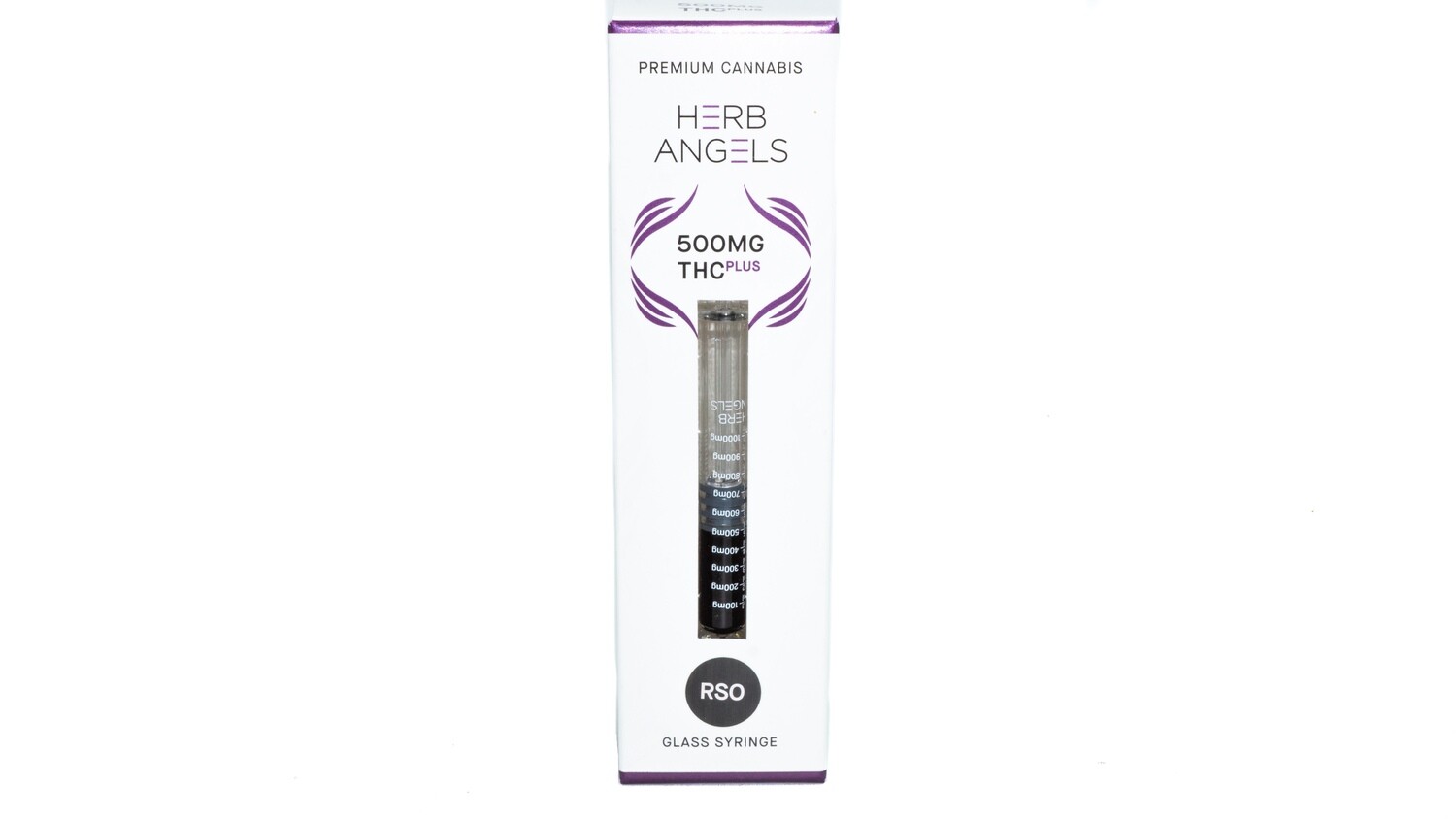 (500/1000mg THC) Full Spectrum RSO Syringes By Herb Angels, Strength: 500mg