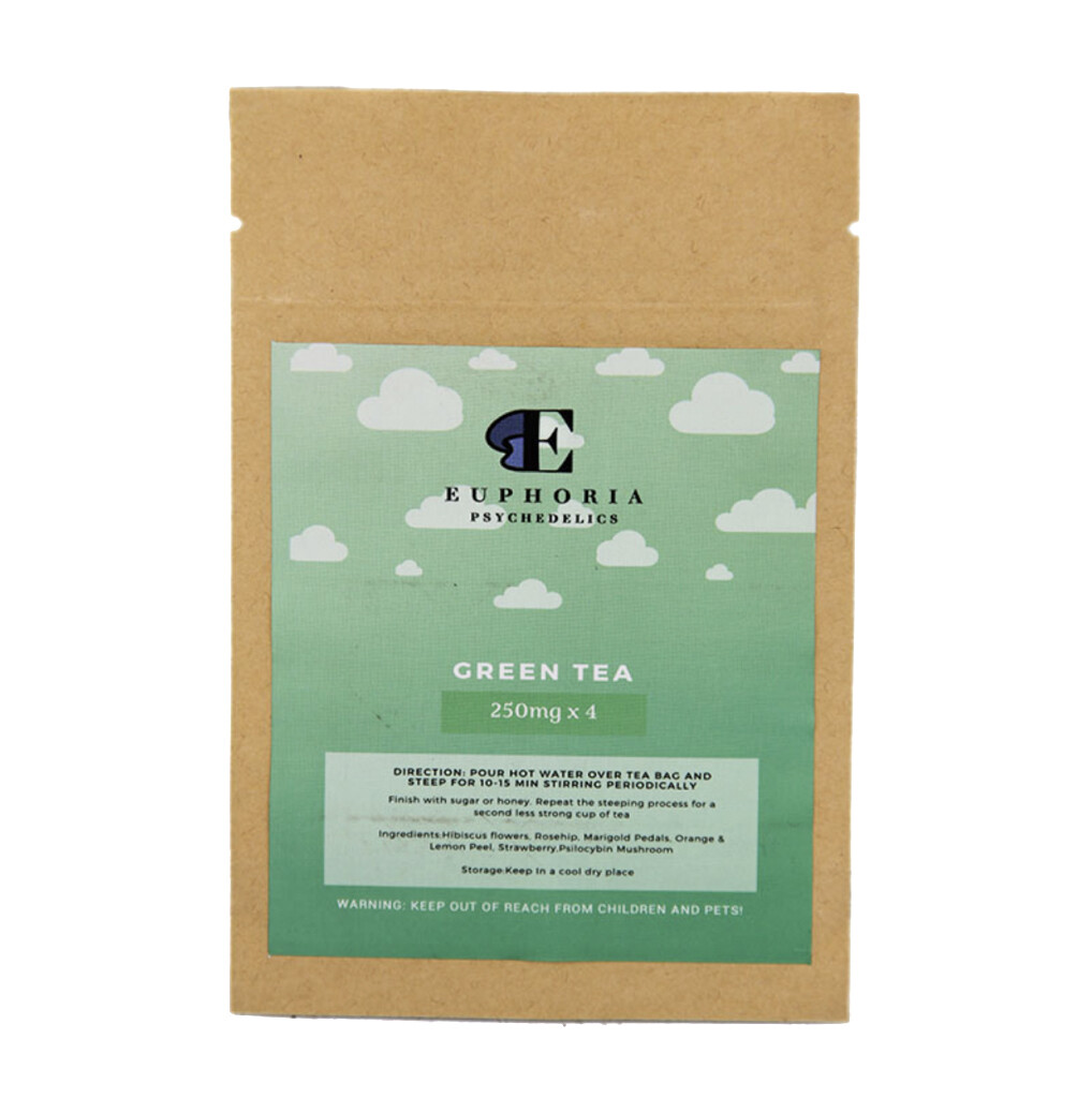 (1000mg Total) Psilocybin Green Tea By Euphoria Psychedelics