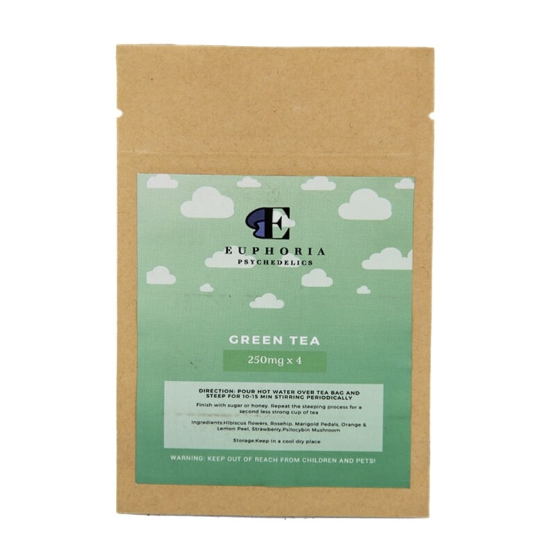 (1000mg Total) Psilocybin Green Tea By Euphoria Psychedelics
