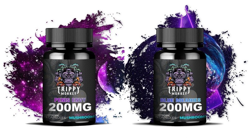 (3000mg Total) Psilocybin Capsules By Trippy Monkey