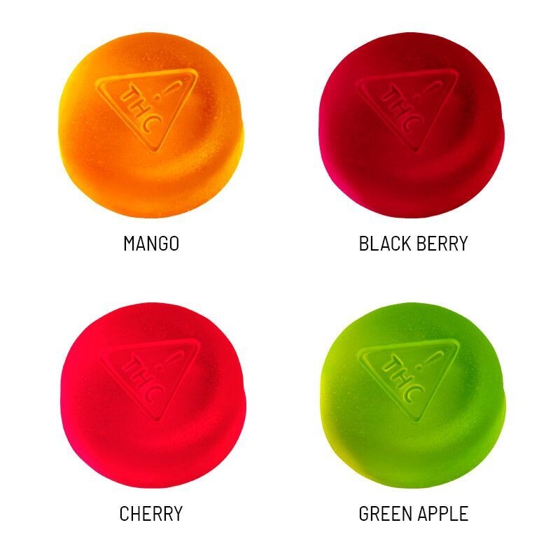 (500mg THC) Full Spectrum Sativa Jelly Bites By Twisted Extracts
