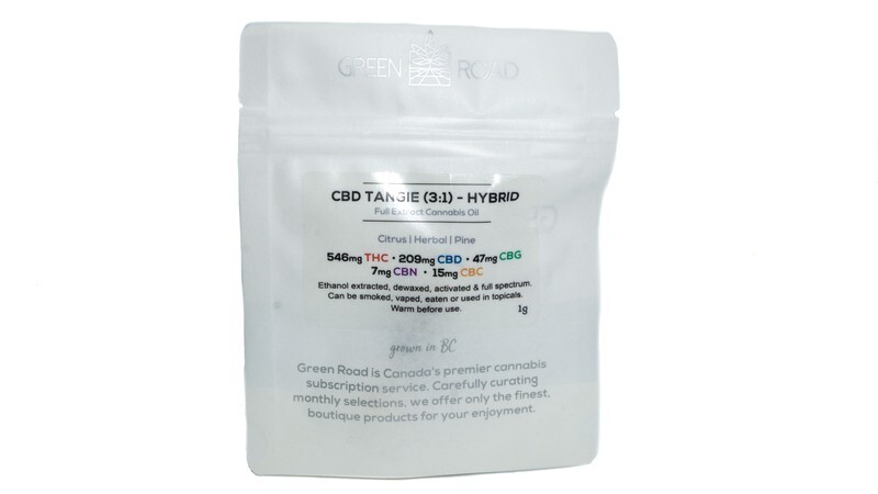 CBD Tangie 3:1 (Hybrid) FECO Syringe by Green Road