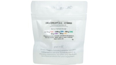 CBD Dream 1:1 (Hybrid) FECO Syringe by Green Road