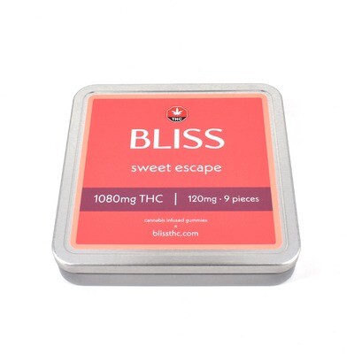 (1080mg THC) Sweet Escape Gummies By Bliss Edibles