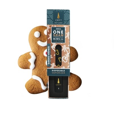 (1g) Ginger Cookie (Indica) Disposable Vape By Crft Cannabis