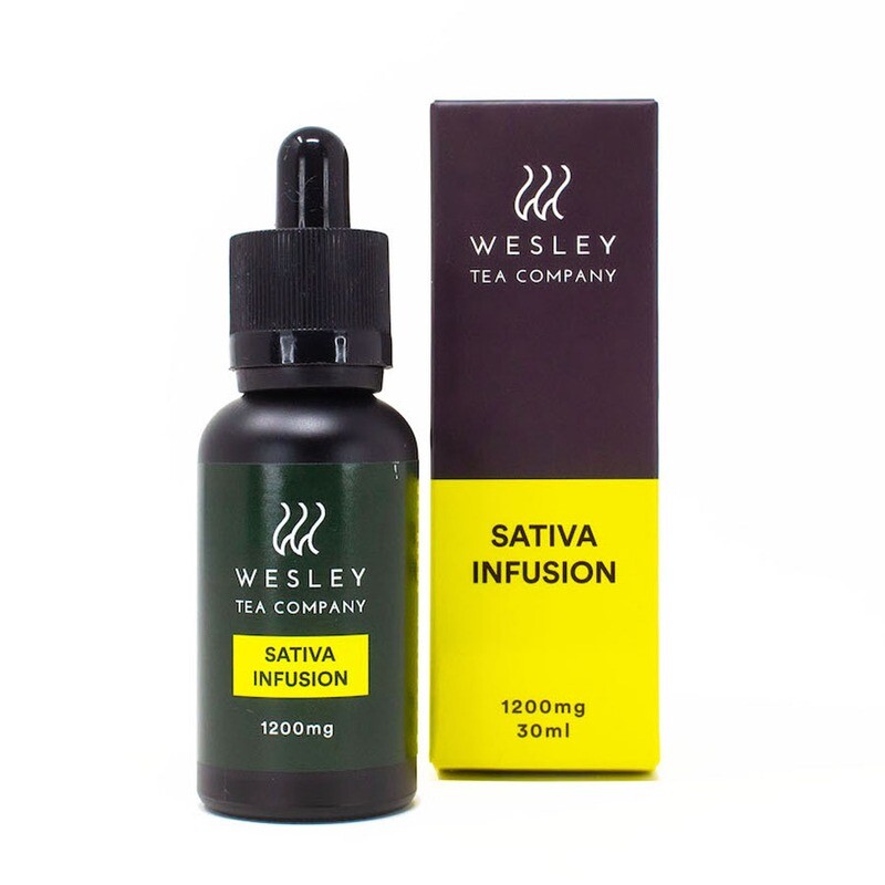 (1200mg THC) Sativa Infusion Tincture by Wesley Tea