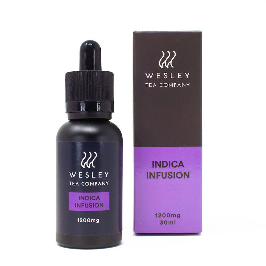 (1200mg THC) Indica Infusion Tincture by Wesley Tea