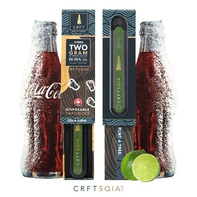 (2g) Cola Coca (Hybrid) Disposable SQIA Vape By Crft Cannabis