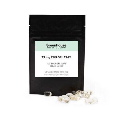 (25mg) CBD Gel Capsules by Greenhouse