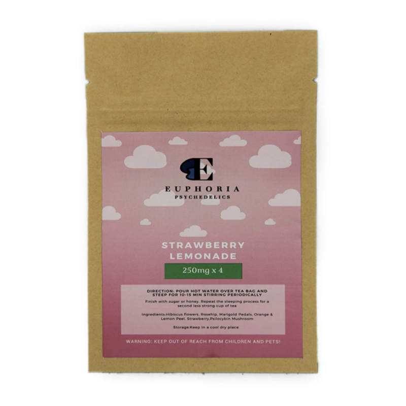 (1g) Psilocybin Strawberry Lemonade Tea By Euphoria Psychedelics