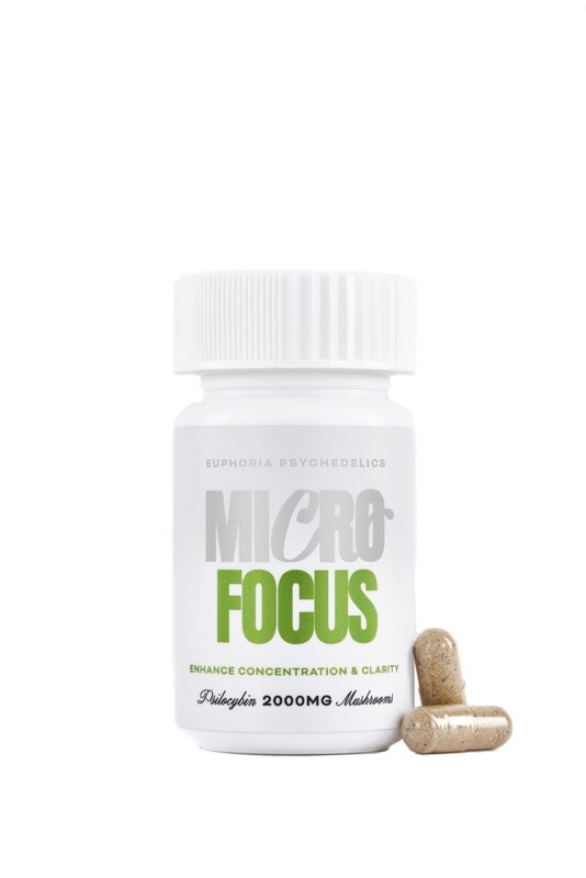 (2000mg) Micro Focus Capsules By Euphoria Psychedelics