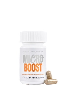 (2000mg) Micro Boost Capsules By Euphoria Psychedelics
