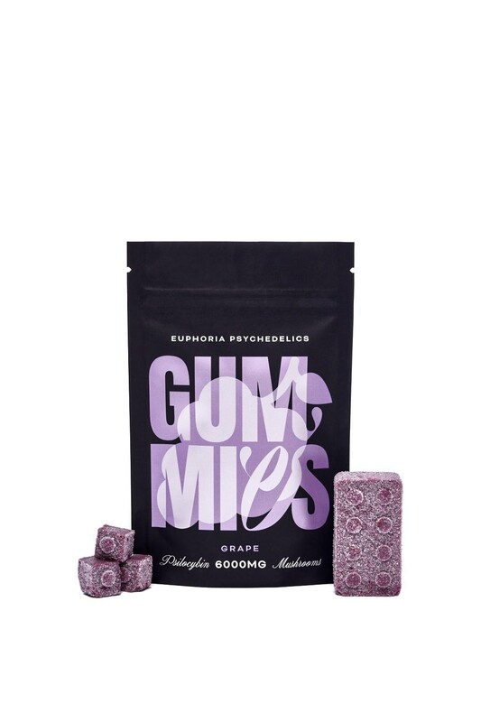 (6000mg) Psilocybin Grape Gummies By Euphoria Psychedelics