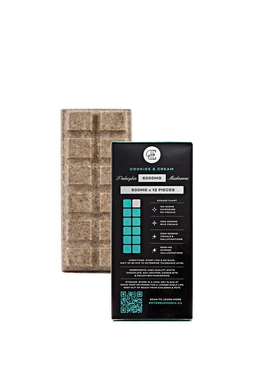 (6000mg) Psilocybin Cookies N Creme Chocolate By Euphoria Psychedelics