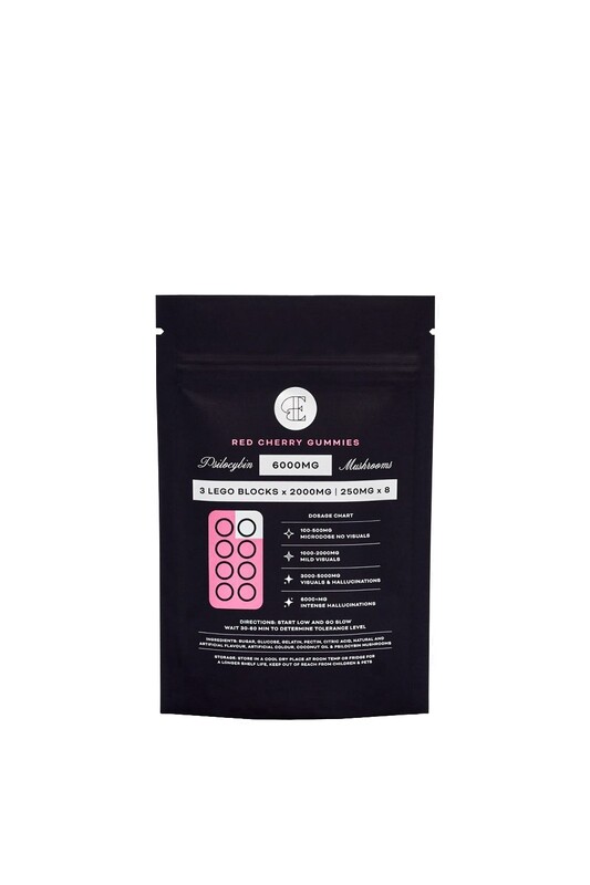 (6000mg) Psilocybin Cherry Gummies By Euphoria Psychedelics
