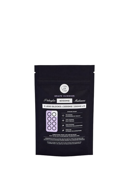 (6000mg) Psilocybin Grape Gummies By Euphoria Psychedelics