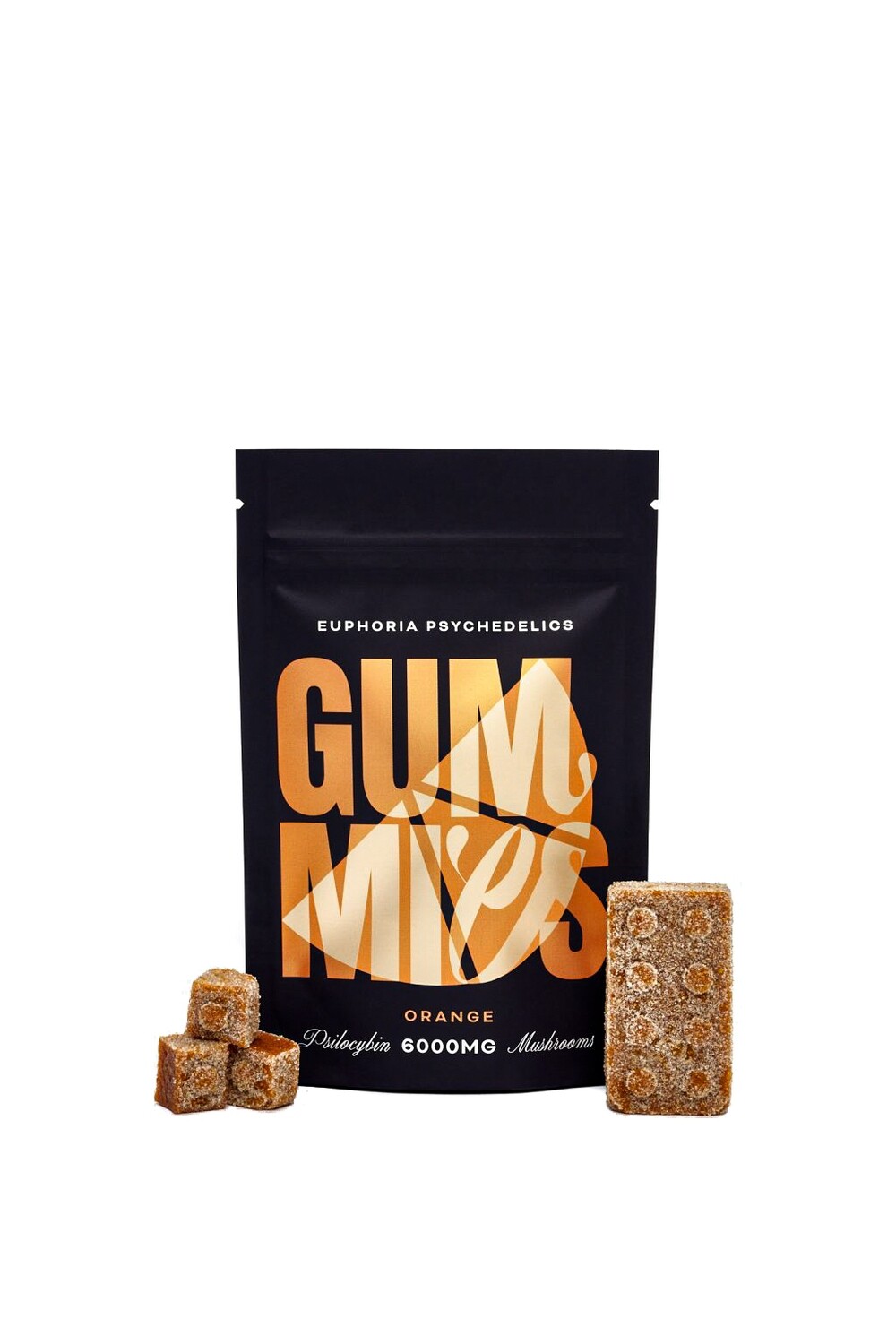 (6000mg) Psilocybin Orange Gummies By Euphoria Psychedelics