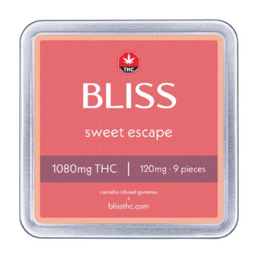 (1080mg THC) Sweet Escape Gummies By Bliss Edibles