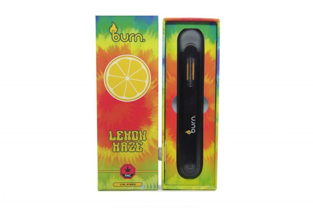 (2g) (Sativa) Lemon Haze Disposable Vape By Burn