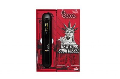 (2g) (Hybrid) ​New York Sour Diesel Disposable Vape By Burn