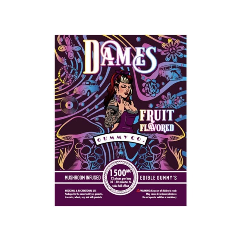 (1500mg Psilocybin) Gummies By Dames Gummy